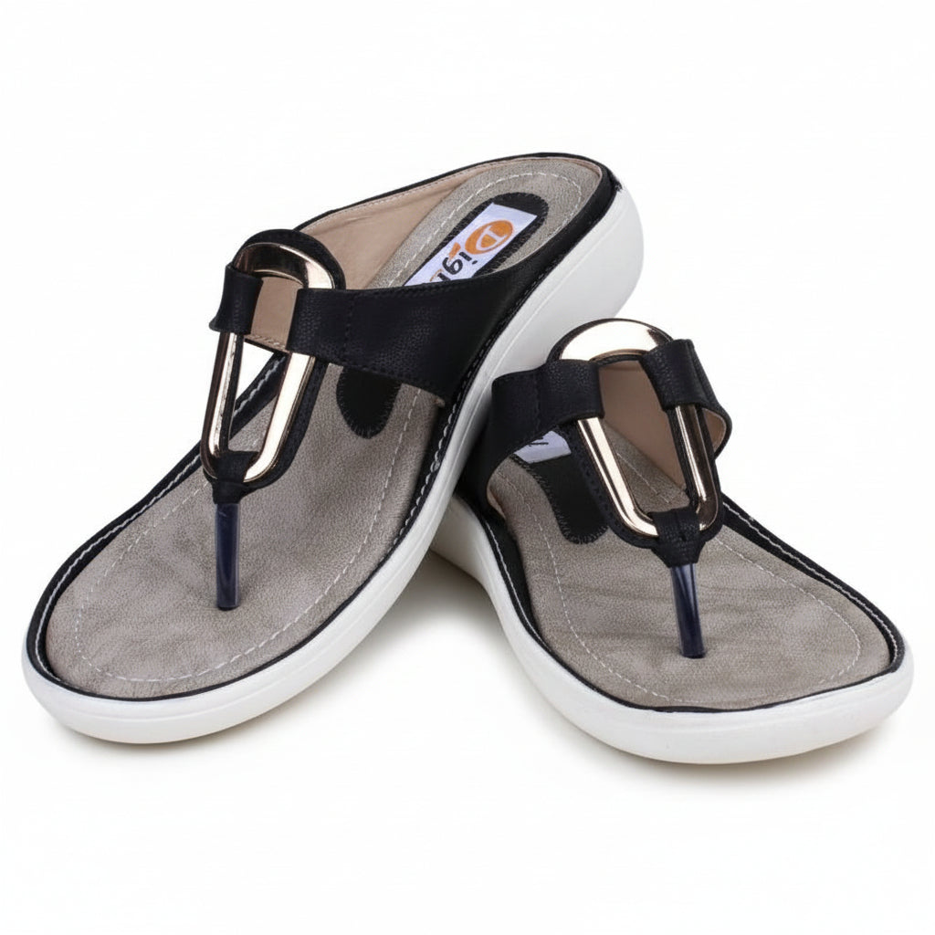 Digni Women Black Flats