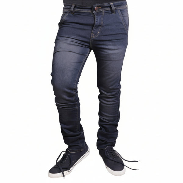 Black Warrior Slim Men Dark Blue Jeans