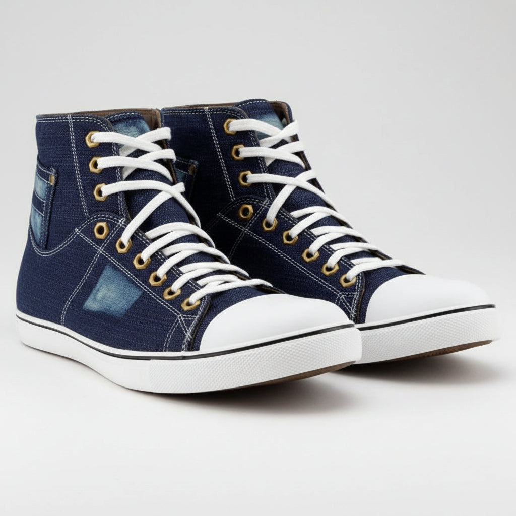BJOS Classic Boots For Men Blue