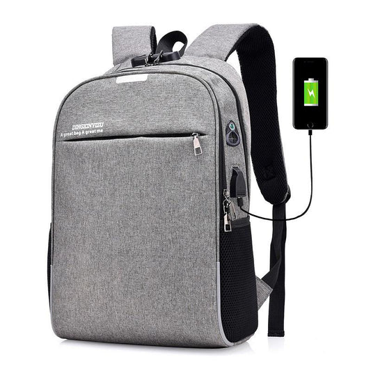 Backpack Password Lock Anti-Theft Notebook Bag With Usb Port
