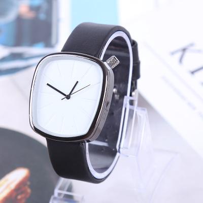 High Quality Fashion Casual Unisex Simple Square Watch