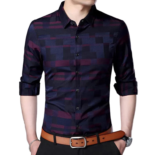 Leisure Men Long Sleeve Shirt