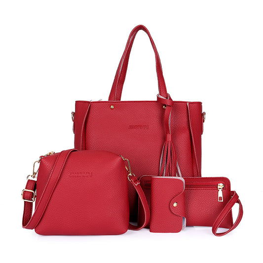 Luxury 4 Set Handbags Single Shoulder Totes Bag
