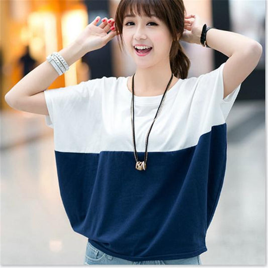 Summer Loose Tide T-shirt Fat Student