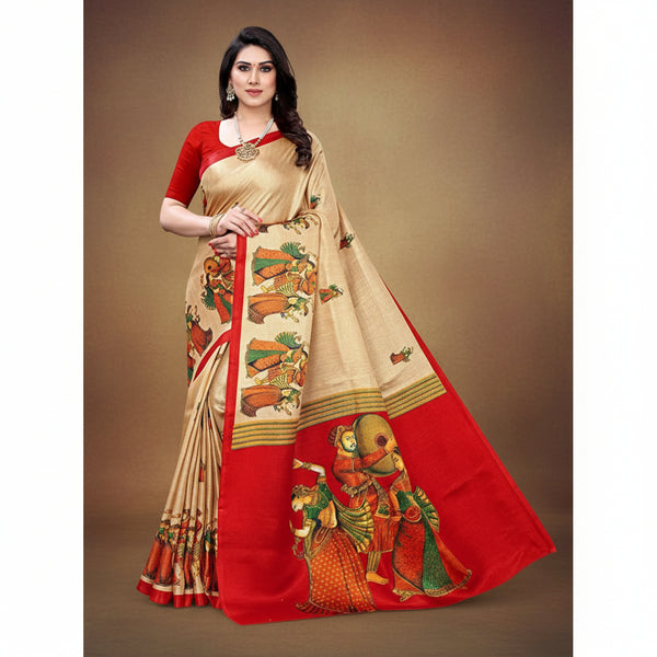 ashika Women Art Silk Sarees